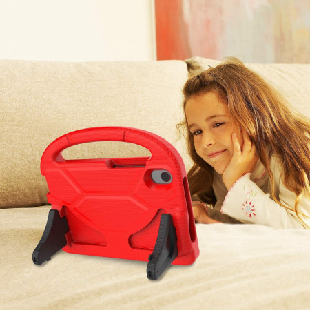 Dėklas vaikams Samsung X210/X215/X216 Tab A9 Plus 11.0/X230/X235/X236 Tab A11 Plus 11.0 raudonas