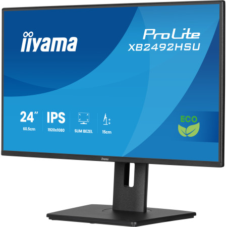 iiyama ProLite XB2492HSU-B1 kompiuterio monitorius 24" Full HD