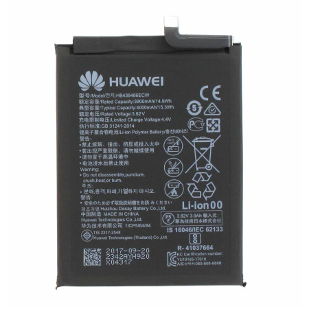 Akumuliatorius Huawei Mate 10/Mate 10 Pro/Mate 20/P20 Pro/Honor View 20, 4000mAh, OEM