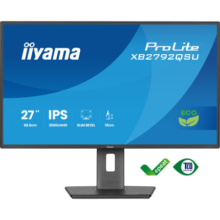 iiyama ProLite XB2792QSU-B1 kompiuterio monitorius 27" Quad HD