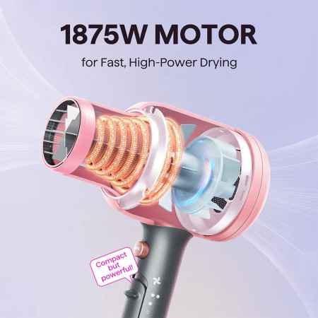 Plaukų džiovintuvas Wavytalk Blown Away rožinis