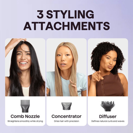 Plaukų džiovintuvas Wavytalk Blown Away rožinis