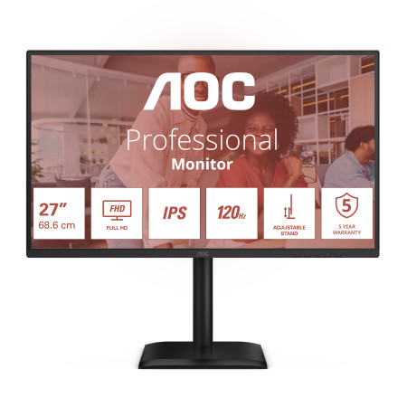 AOC 27E4U kompiuterio monitorius 27" Full HD
