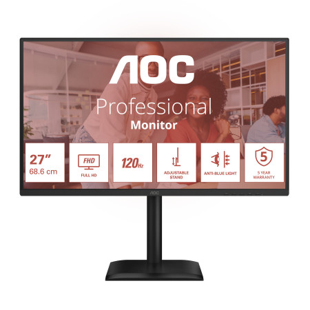 AOC 27E4CV kompiuterio monitorius 27" Full HD