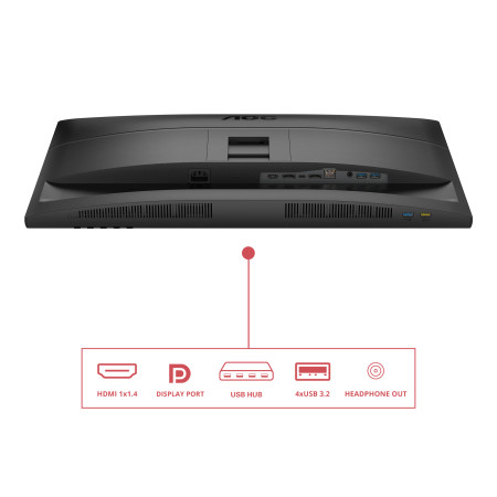 AOC 27E4CV kompiuterio monitorius 27" Full HD