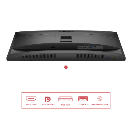 AOC E4 Q27E4U kompiuterio monitorius 27" Quad HD