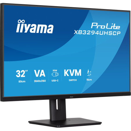 iiyama ProLite XB3294UHSCP-B1 kompiuterio monitorius 31.5" 4K Ultra HD