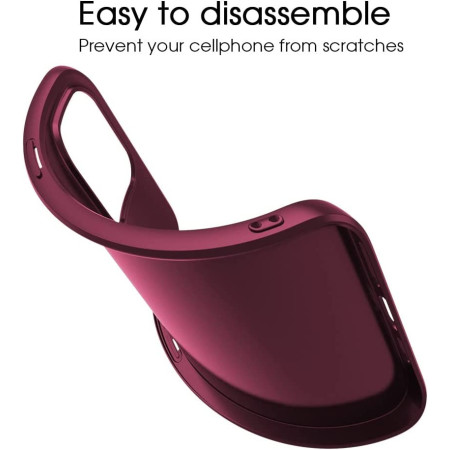 Dėklas X-Level Guardian Xiaomi Poco X5 5G tamsiai raudonas