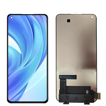 Xiaomi Mi 11 Lite 4G/5G/11 Lite 5G NE ekranas su lietimui jautriu stikliuku juodas ORG