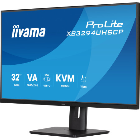 iiyama ProLite XB3294UHSCP-B1 kompiuterio monitorius 31.5" 4K Ultra HD