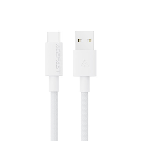 USB kabelis Acefast C18-04 USB-A į USB-C 1.2m baltas