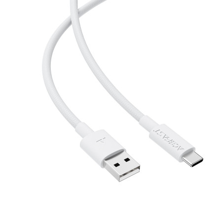 USB kabelis Acefast C18-04 USB-A į USB-C 1.2m baltas