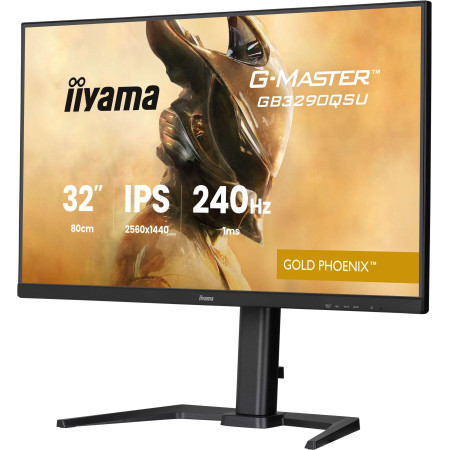 iiyama G-MASTER GB3290QSU-B1 kompiuterio monitorius 80 cm (31.5") Quad HD