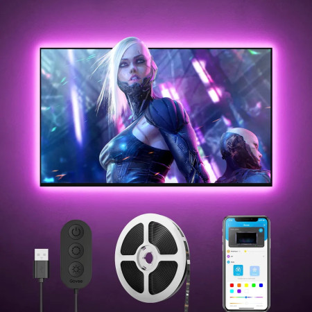 Govee H6178 RGB LED TV apšvietimas | LED apšvietimas | TV 46-60 colių