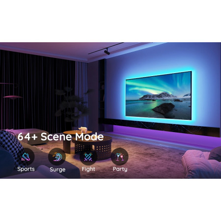 Govee H6178 RGB LED TV apšvietimas | LED apšvietimas | TV 46-60 colių