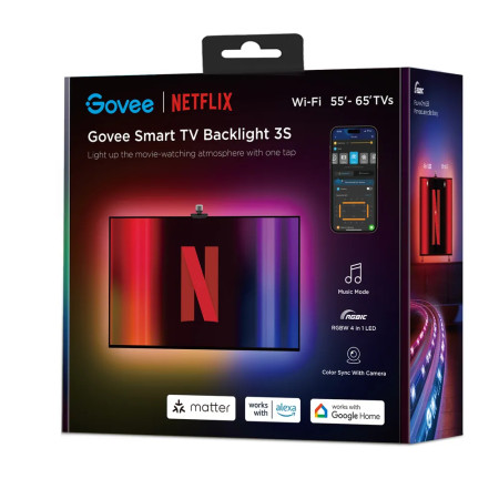 Govee H6098 Envisual TV apšvietimas - Netflix Co-branding versija