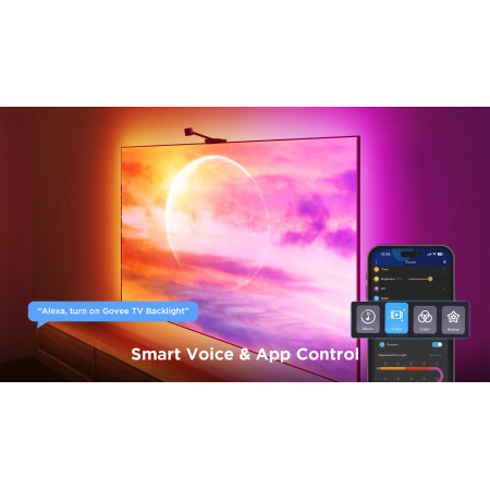 Govee H6098 Envisual TV apšvietimas - Netflix Co-branding versija