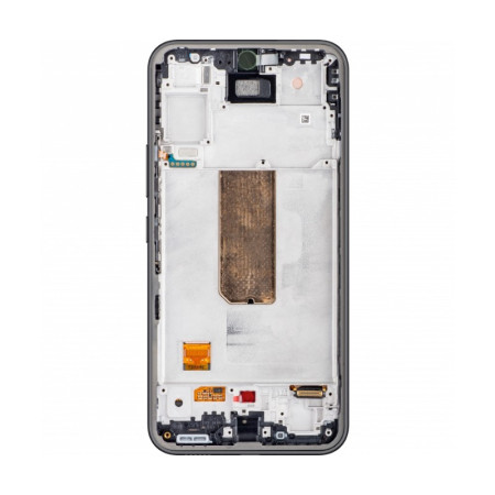 Ekranas Samsung A546 A54 5G su lietimui jautriu stikliuku ir rėmeliu originalus Awesome Graphite