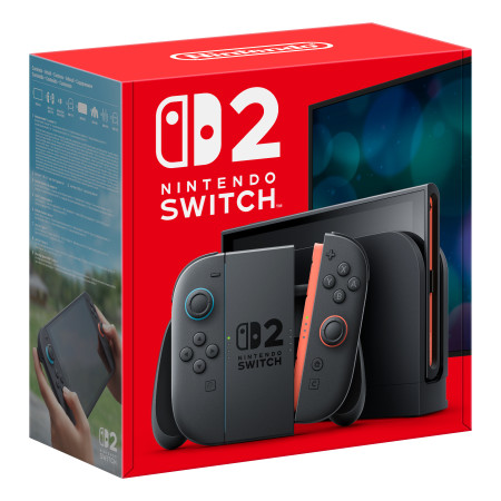 Nintendo Switch 2 nešiojamoji žaidimų konsolė 20,1 cm (7.9") 256 GB Lietimui jautrus ekranas „Wi-Fi“ Juoda