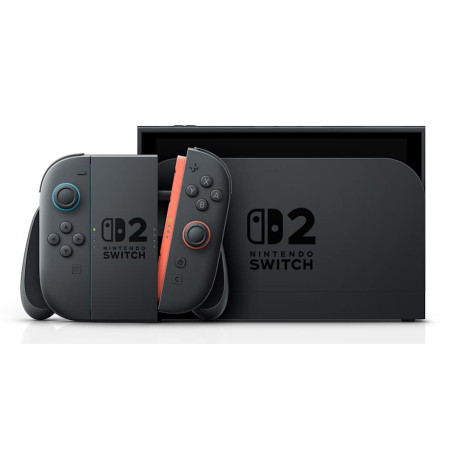 Nintendo Switch 2 nešiojamoji žaidimų konsolė 20,1 cm (7.9") 256 GB Lietimui jautrus ekranas „Wi-Fi“ Juoda