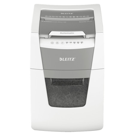 Leitz 80110000 dokumentų naikiklis, pilkas/baltas