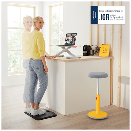 Leitz 65330085 stovimasis stalas Pilka