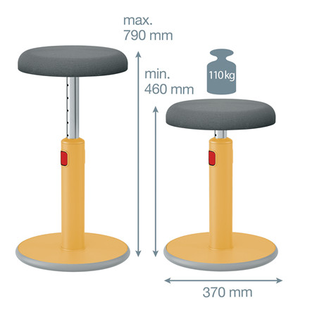 Leitz Ergo Cosy Active Paminkštinta sėdynė