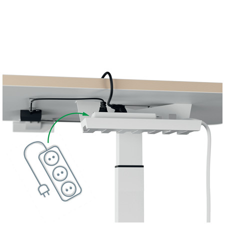 Leitz Stovimasis stalas Tamsiai Pilkas