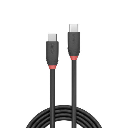 USB 3.2 C į C kabelis 1 m juodas