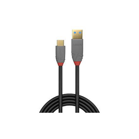 USB 3.2 A-C kabelis 0.5M antracito