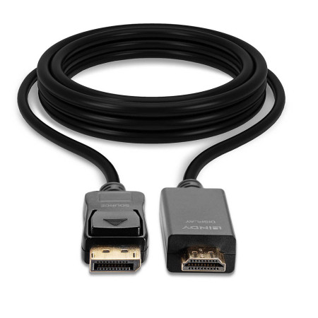 DisplayPort į HDMI adapteris 1 m juodas