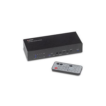 Lindy I/O VIDEO MATRIX SWITCH 4X2 Juoda