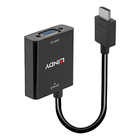 HDMI A tipo į VGA adapteris LINDY 0,1 m