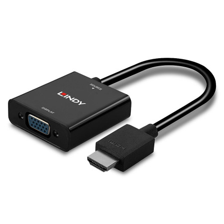 HDMI A tipo į VGA adapteris LINDY 0,1 m