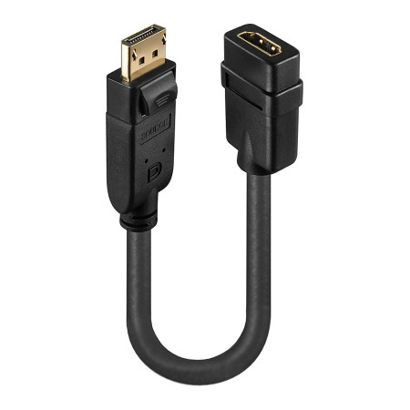 Lindy Vaizdo Kabelio Adapteris 0,15 m DisplayPort į HDMI