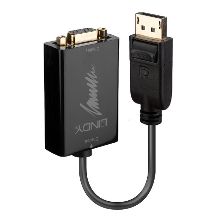 Lindy Vaizdo Kabelio Adapteris 0,15 m VGA į DisplayPort