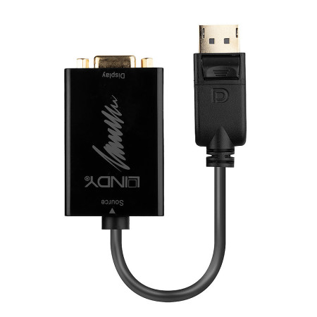 Lindy Vaizdo Kabelio Adapteris 0,15 m VGA į DisplayPort