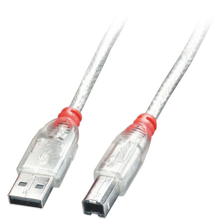 USB2 A-B Laidas 2m / Skaidrus