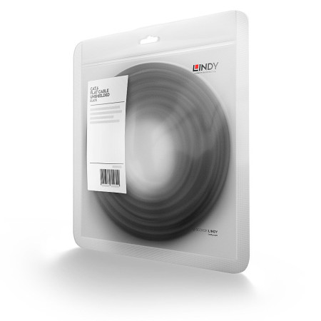 CAT6 U/UTP tinklo kabelis 0,3 m juodas LINDY