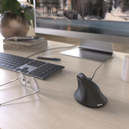 Hama EMC-500 kompiuterio pelė - Biuras, Dešinės rankos, USB A tipo, Optinis, 1800 DPI