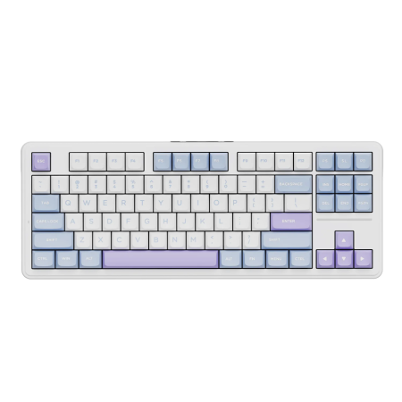 ATK A87 - US Išdėstymas - Outemu Black Plum Pro Jungikliai - Sea Salt (Mėlyna) Belaidė Mechaninė Žaidimų Klaviatūra