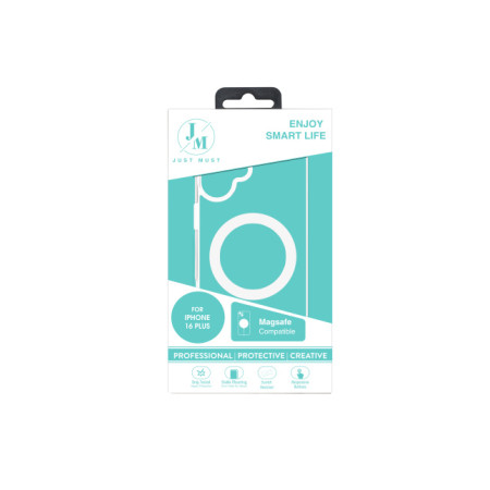 JM MAGSAFE CRYSTAL I iPhone 16 Plus Aišku