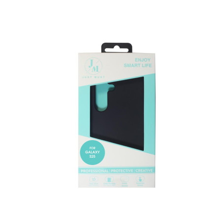 Just Must Reguliarus Silikoninis Dėklas Galaxy S25 Juodas