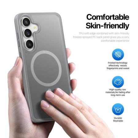 Dux Ducis Yind dėklas Samsung S731 S25 FE pilkas