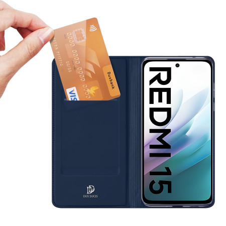Tamsiai mėlynas dėklas Dux Ducis Skin Pro Xiaomi Redmi 15 4G/Redmi 15 5G