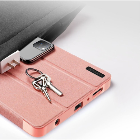 Rožinis dėklas Dux Ducis Domo Samsung X110/X115 Tab A9 8.7/X130/X135 Tab A11 8.7