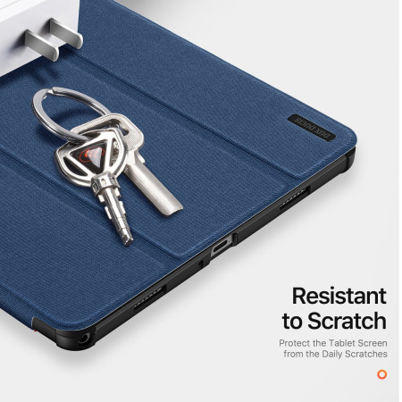 Tamsiai mėlynas dėklas Dux Ducis Domo Samsung X210/X215/X216 Tab A9 Plus 11.0/X230/X235/X236 Tab A11 Plus 11.0