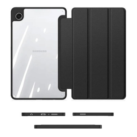 Juodas dėklas Dux Ducis Toby Samsung X110/X115 Tab A9 8.7/X130/X135 Tab A11 8.7