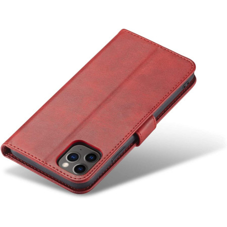 Raudonas dėklas Wallet Case Xiaomi Redmi 13C/Poco C65/Poco M6 5G