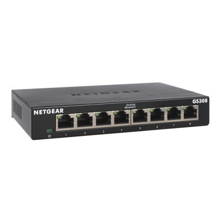 NETGEAR GS308-300PES Ne-valdomas L2 Gigabit Ethernet Komutatorius